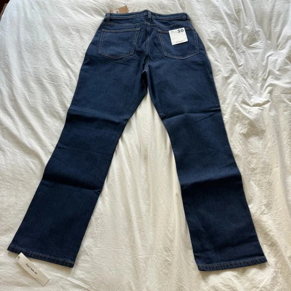 NWT Reformation Jax Stretch High Rise Straight Jeans‎ in Seneca in Size 30 - Picture 12 of 13